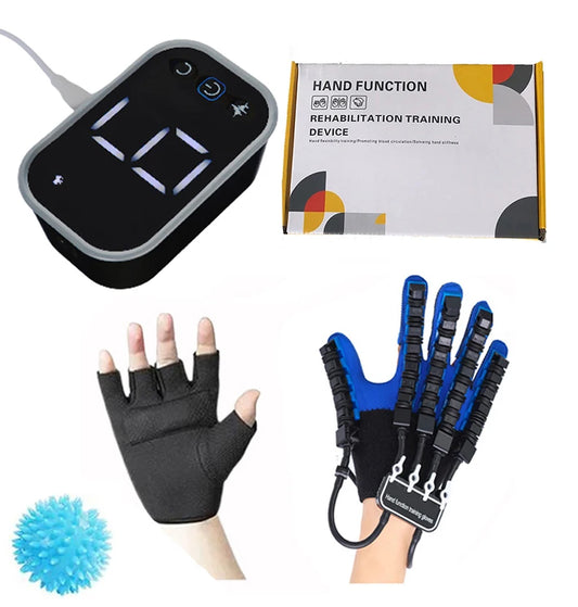 Upgraded Rehabilitation Robot Gloves Cerebral Infarction Hemiplegia Hand Training Stroke Finger Recovery Strengthener Exercise